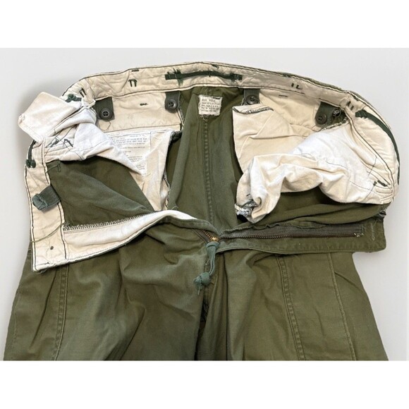 VINTAGE US MILITARY ARMY TROUSERS, COLD WEATHER 8415-782-2954 Size Medium Reg - Picture 2 of 15